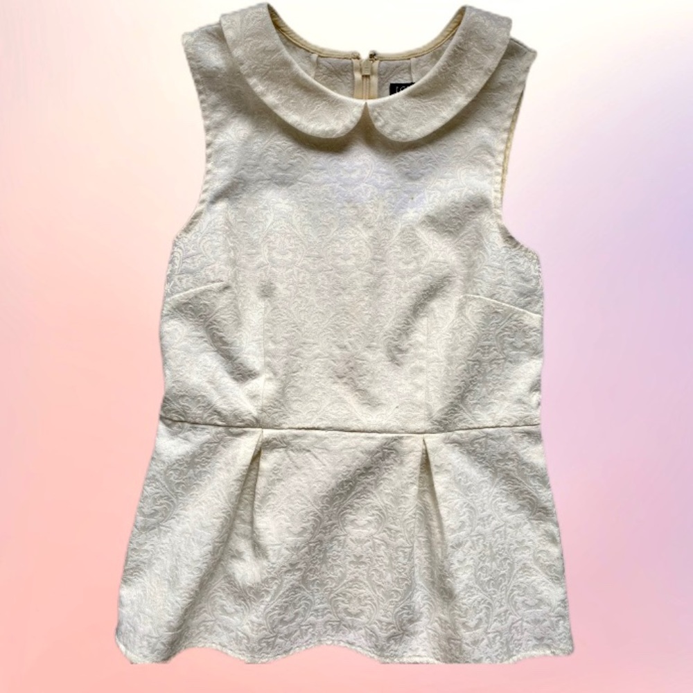 J. Crew fitted collared top